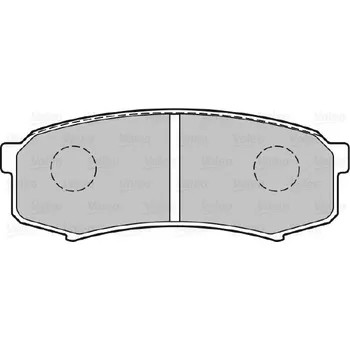 Brzdová destička Sada brzdových destiček, kotoučová brzda VALEO 301777