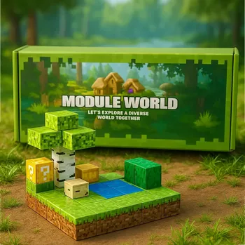 ostatní stavebnice Module World 48 kostiček + 2 figurky