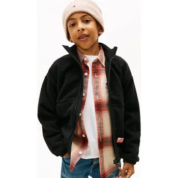 Dámská mikina Dětská mikina Tommy Hilfiger KB0KB09902.9BYA černá 99X, vel. 176