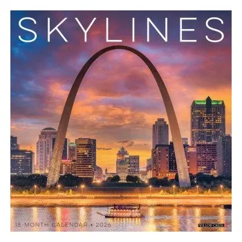 Kalendář Skylines 2026 12 X 12 Wall Calendar (EN)