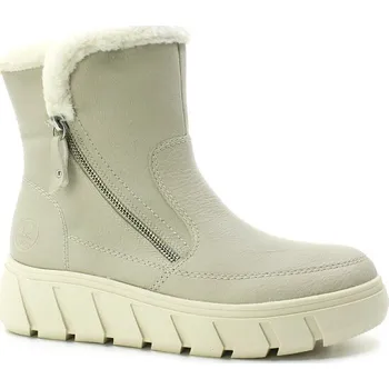 Dámská zimní obuv RIEKER Y3581-60 béžová, dámská kotníková obuv vel.40