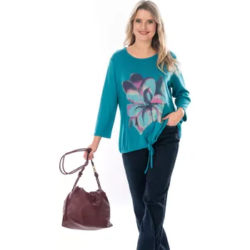 Dámská halenka ALESIA 46/48 Tyrkysová