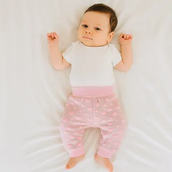 Dupačky Baby Service Kalhoty buggy zateplené Bubliny růžové Vel. 62