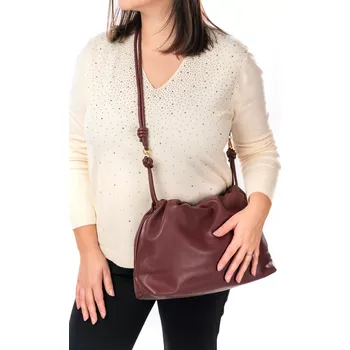 Dámská kabelka DAYO Vínová uni