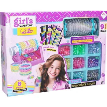 Dětské navlékací korálky _Ostatní 1_ Tvorba náramků s navlékačem w049233