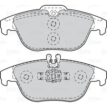 Brzdová destička Sada brzdových destiček, kotoučová brzda VALEO 302121