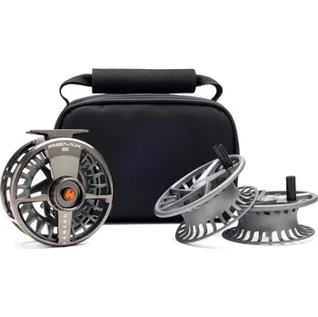 Rybářský naviják Lamson Naviják Remix S-Series HD Pack Smoke 2 Cívky #10-12