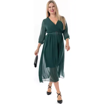 Dámské šaty Dámské šaty LIBBI 40 Tmavě zelená