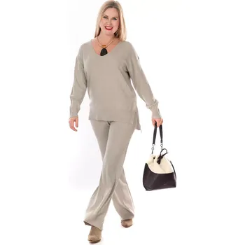 Dámský komplet JASMINA 38/42 Béžovošedá