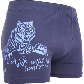 Boxerky Pánské boxerky s obrázkem Andrie PS 5865 navy velikost XL-54/56