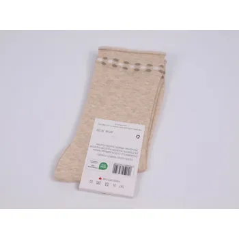 Dámské ponožky CNB BERLIN Ponožky DE 34350 se zdravotním nevírajícím ruličkovým lemem béžové s puntíky velikosti ponožek: 23-25 (EUR vel. 35-38)