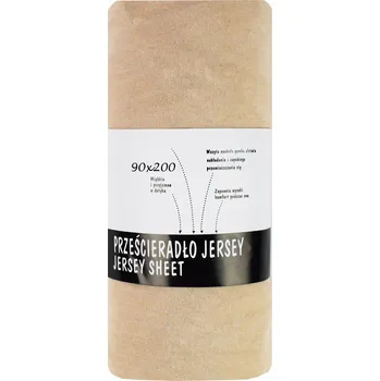 Prostěradlo Prostěradlo s gumou jersey 90x200 Bavlna