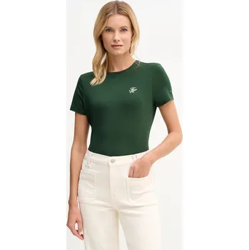 Pánské tričko Tričko Tommy Hilfiger WW0WW47809 zelená 79X, vel. S