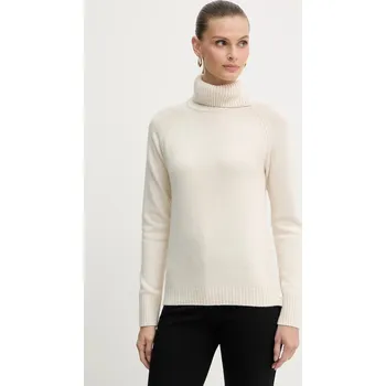 Pánský svetr Svetr z vlněné směsi Silvian Heach DIOUF GPA25232LU béžová 01X, vel. M