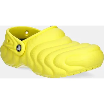 Pánské pantofle Pantofle Crocs Classic Lined Overpuff Clog žlutá barva, 210059 210059.77J 11X, EUR 41/42