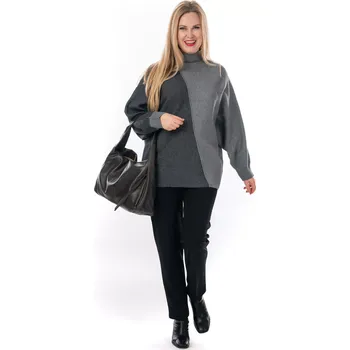 Dámský svetr Dámský svetřík DORKA Šedá 40/44