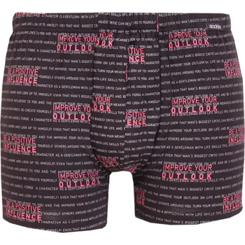 Mladistvé pánské boxerky Andrie PS 5732 černé velikost XL-54/56