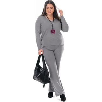 Dámský komplet JASMINA Světle šedá 38/42