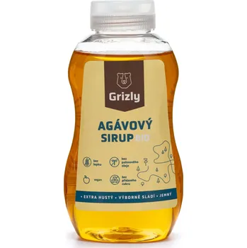 Sladidlo Grizly agávový sirup BIO 450g