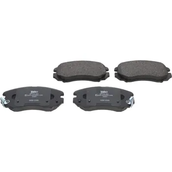 Brzdová destička Sada brzdových destiček, kotoučová brzda VALEO 301744