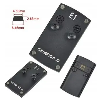 Bezpečnostní kamera Montážní destička pro kolimátor DOCTER, adaptér pro SPRINGFIELD XD