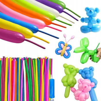 Balónek Modelovací balónky - trubičky na modelování, barevné x15