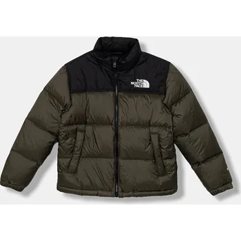 Dětská péřová bunda The North Face TEEN 1996 RETRO NUPTSE JACKET NF0A8A4C21L1 zelená 91X, vel. 116-119