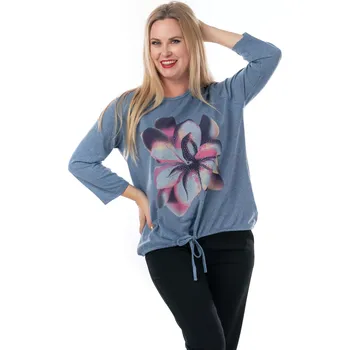 Dámská halenka ALESIA 46/48 Světle modrá