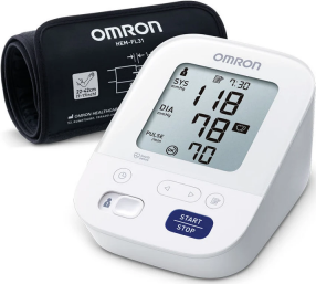 Tonometr digi.OMRON M3 Comfort AFib pažní+zdroj