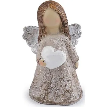 Vánoční dekorace Dekorace anděl - šedobéžová