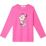 DÍVČÍ TRIČKO S LIŠKOU HC9295 VELIKOSTI 98-128 Velikost: 128, Barva: Růžová