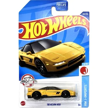 autíčko HOT WHEELS - '90 Acura NSX Yellow (F2)
