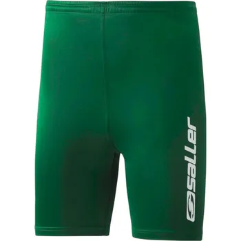 Pánské termo spodní prádlo Saller BASELINE Spodní kompresní šortky BARVA: 200 zelená, Velikost: L – kompresní spodní šortky