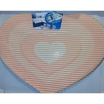 Dekorativní polštářek Koupelnová předložka - srdce Varianta: Oranžová Rozbalev(n)o