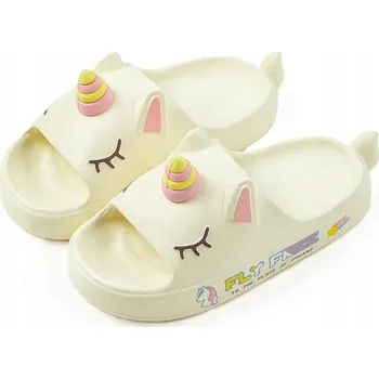 Dámské pantofle Pantofle jednorožec pro dívku, velikost 34