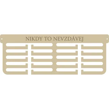 věšák na medaile Věšák na medaile - Nikdy to nevzdávej