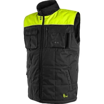pracovní vesta CXS Pánská zimní vesta SEATLE fleece černo-žlutá Barva: černo-žlutá, Varianta: Vesta CXS SEATTLE, pánská, zimní, fleece, černo-žlutá, vel. M, Materiálové složení: 100% polyester, izolační výplň 100% polyester, podšívka 100% polyester - fleece