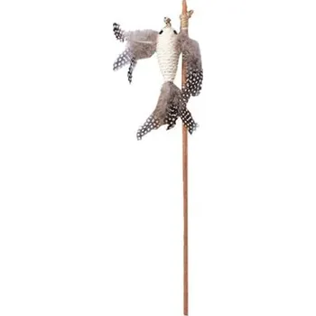 Hračka pro kočku Vábnička cat Quapas! plast pták bílý A.K.