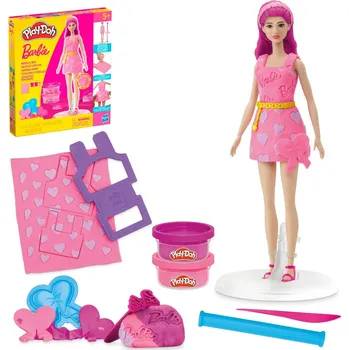 modelína a plastelína HASBRO - Play-Doh Barbie vlasy a srdce kreativní sada 14g1357