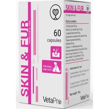 VetaPro Skin & Fur 60 kapslí