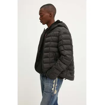 Bunda Diesel W-STONE pánská, černá barva, přechodná, A14720.0BHAZ 99X, vel. 50