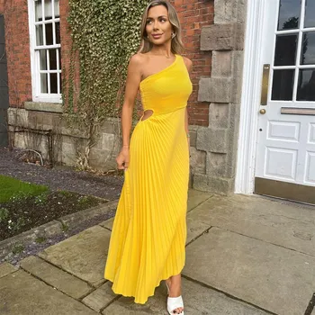 Dámské oblečení Šaty AX Paris Yellow 1199846 14 (L)