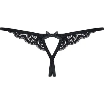 Kalhotky Krajková dámská otevřená tanga Obsessive 831 Velikost: L/XL