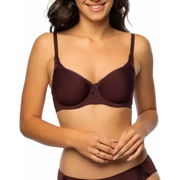 Podprsenka Jemně vyztužená podprsenka Viania Carola Spacer Cups 151414 burgundy velikost 95E