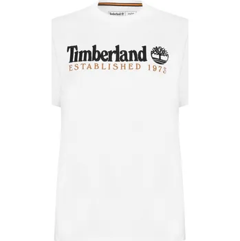 Pánské oblečení Tričko Timberland White 1199160 XL