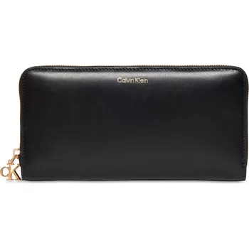 Calvin Klein dámská kožená peněženka - černá
