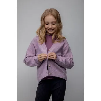 Dívčí svetr Dětský kardigan Coccodrillo ZC5172202WGJ šedá 90X, vel. 140