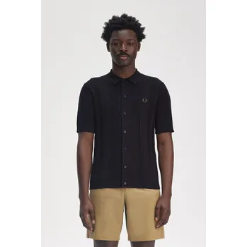 Pánská košile Košile Fred Perry Black 102 1198769 2XL