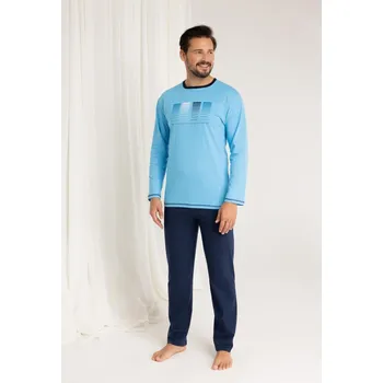 Regina 487 tyrkysové pánské pyžamo