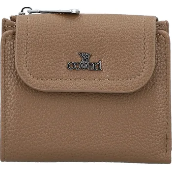 Peněženka Trendy dámská mini koženková peněženka Coveri Bobbi, tmavě béžová